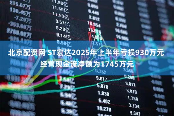 北京配资网 ST宏达2025年上半年亏损930万元 经营现金流净额为1745万元